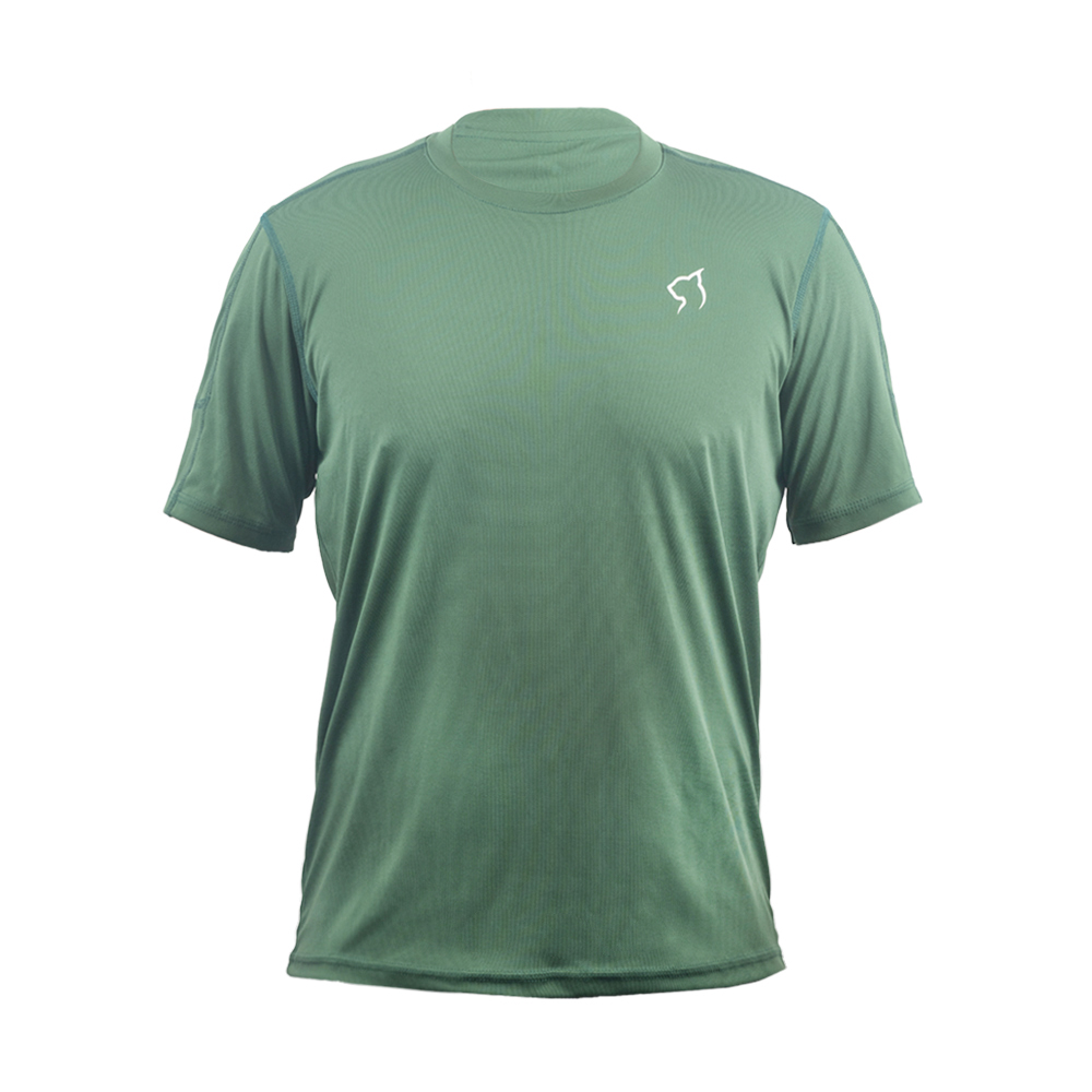 تی شرت ورزشی مردانه مدل پرفورمنس رنگ سبز
