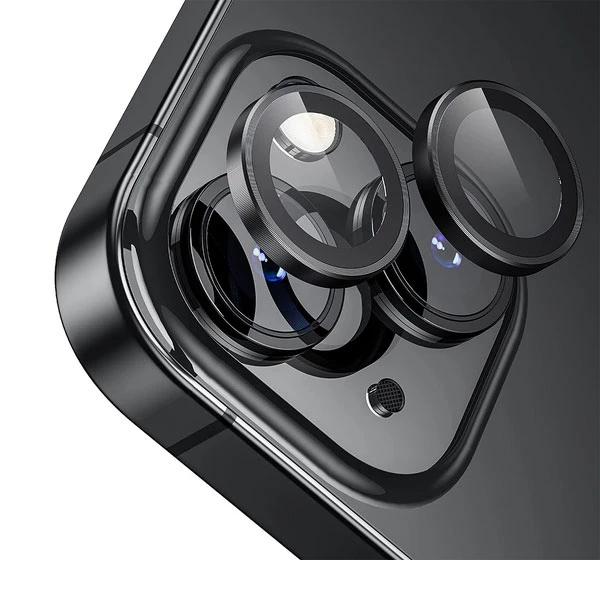 محافظ لنز دوربین بوف مدل Metal مناسب برای گوشی موبایل اپل iPhone 15