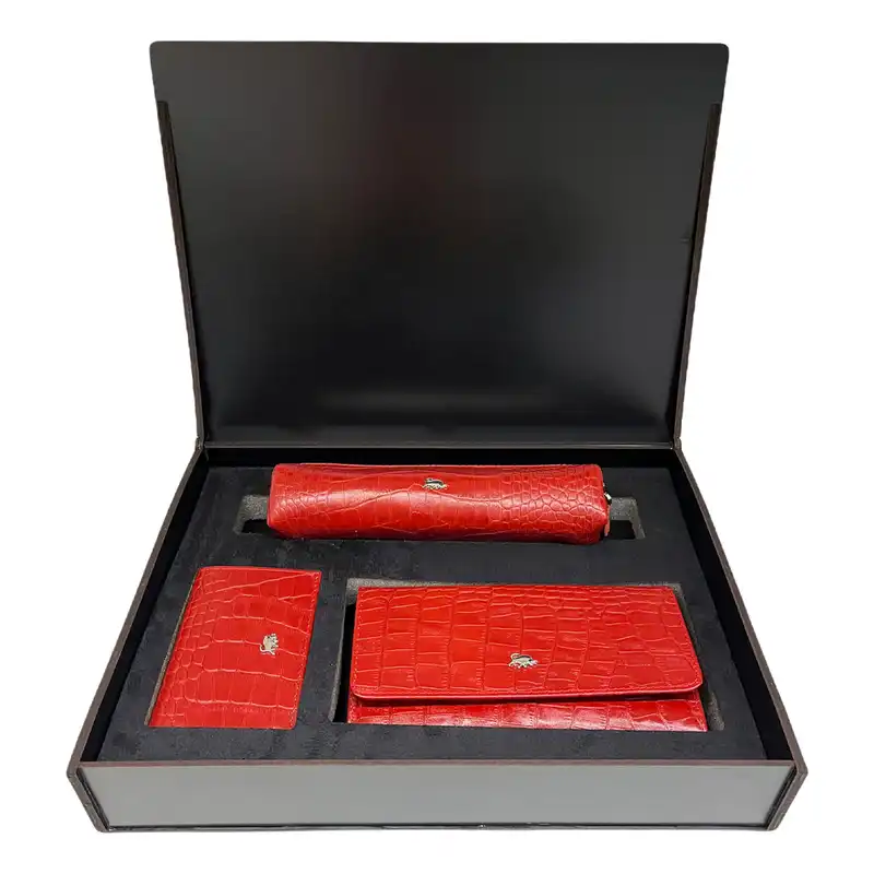 ست هدیه زنانه سرزمین چرم مدل کروکو