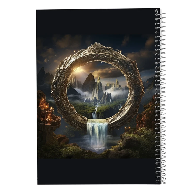 دفتر ژورنال نویسی 50 برگ مدوپد مدل نقطه ای طرح ارباب حلقه ها The Lord of the Rings کد DF3106