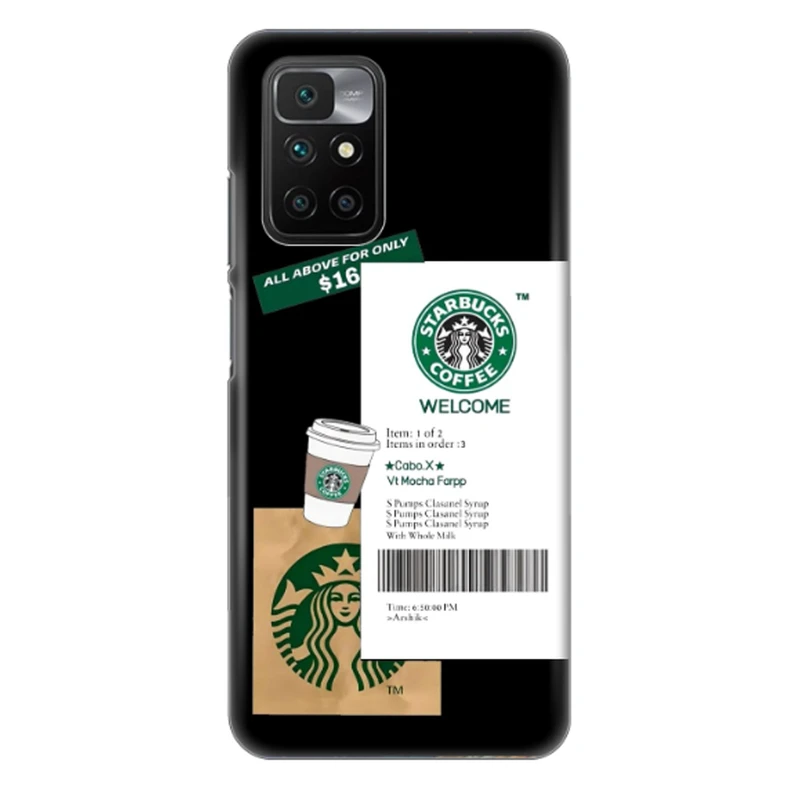 کاور طرح قهوه کد DIMO-071 مناسب برای گوشی موبایل شیائومی redmi 10 / 10 prime