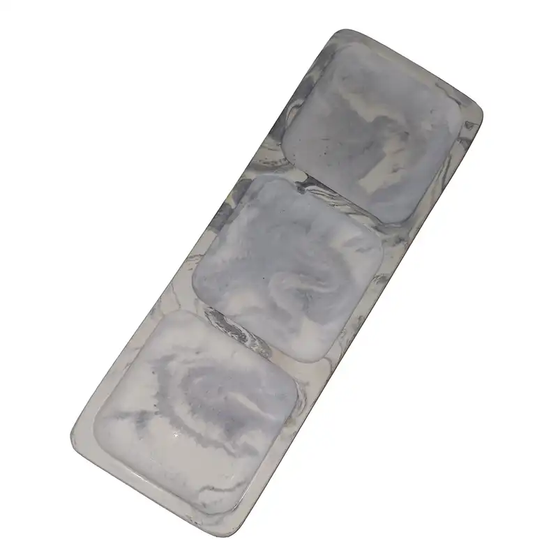 ظرف اردو خوری سنگی مدل سه خانه 001