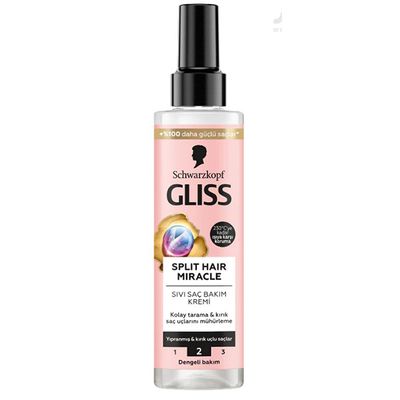 اسپری دو فاز گلیس مدل SPLIT HAIR MIRACLE حجم 200 میلی لیتر