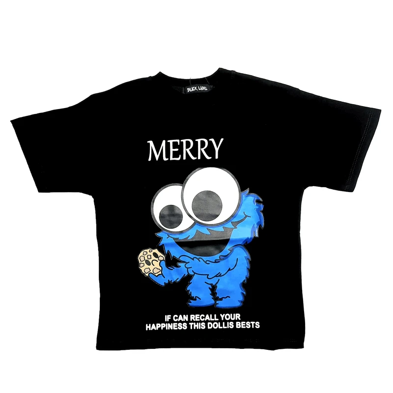تی‌شرت لانگ آستین کوتاه بچگانه مدل Merry