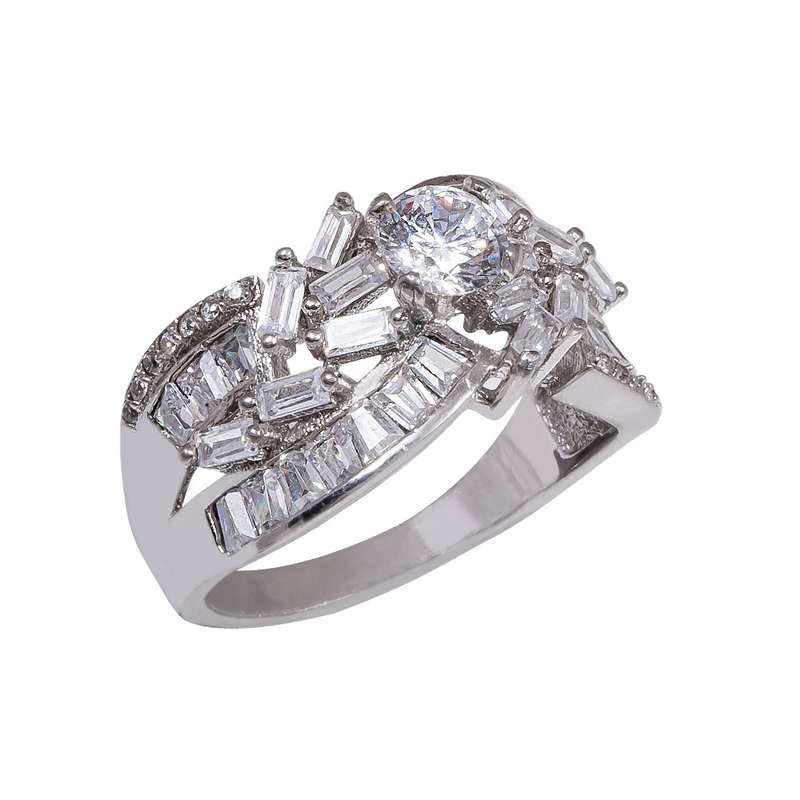 انگشتر نقره زنانه مدل 22186