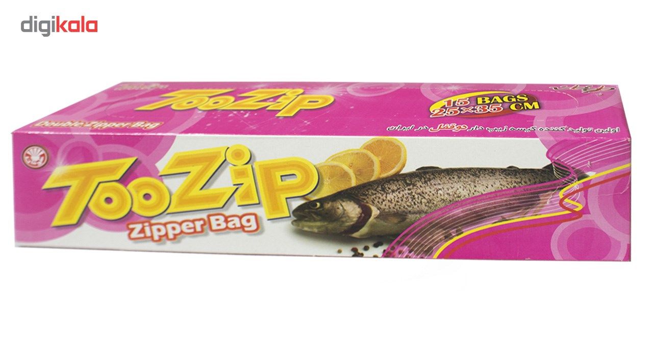 کیسه زیپ دار طوفان کد TPK-28 بسته 15 عددی main 1 2