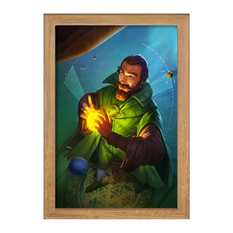 تابلو خندالو مدل یوهانس کپلر کد F160