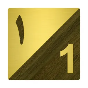 تابلو نشانگر مستر راد طرح پلاک واحد شماره 1 کد 01  TR.AG 