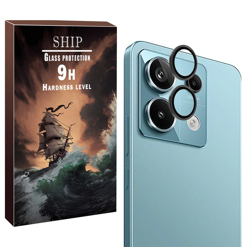 محافظ لنز دوربین شیپ مدل Ring-Metal-SH مناسب برای گوشی موبایل شیائومی Redmi Note 13 pro 5g