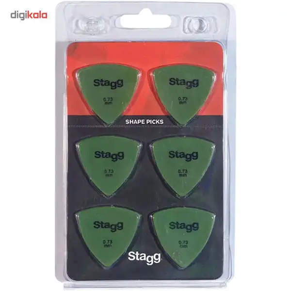 پیک گیتار استگ مدل SPELLIX6-0.73 بسته‌ شش عددی