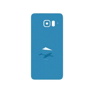 MAHOOT Minimal Paper Airplane Cover Sticker for Samsung Galaxy S6 Edge Plus