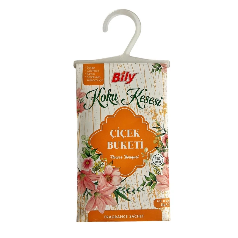 خوشبوکننده و ضد بید کمد لباس بیلی مدل Flower Bouguet حجم 210 میلی لیتر