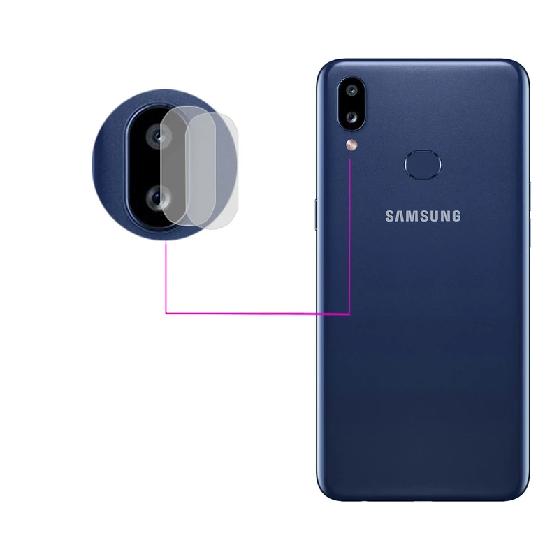  محافظ لنز دوربین مدل LTP مناسب برای گوشی موبایل سامسونگ Galaxy A10s بسته دو عددی