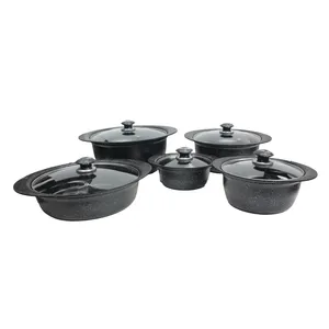 سرویس قابلمه 10 پارچه مدل ژیوان گرانیتی