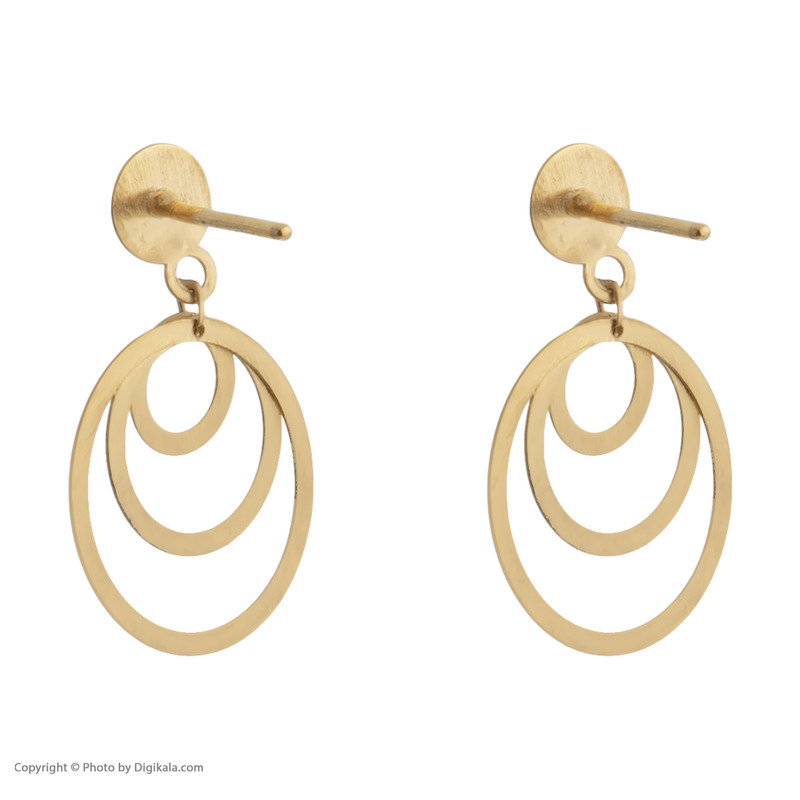 نیم ست طلا 18 عیار زنانه مایا ماهک مدل MS0635 طرح دایره متداخل نیم ست طلا 18 عیار زنانه مایا ماهک مدل MS0635 طرح دایره متداخل