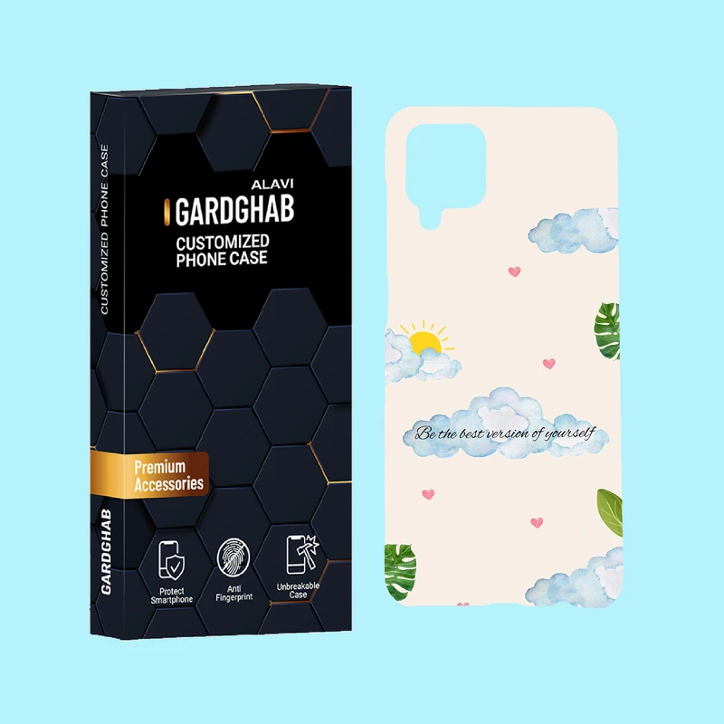 کاور گارد قاب علوی مدل متن مناسب برای گوشی موبایل سامسونگ Galaxy A12