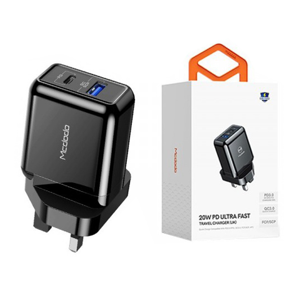 شارژر دیواری 20 وات مک دودو مدل ch-6901