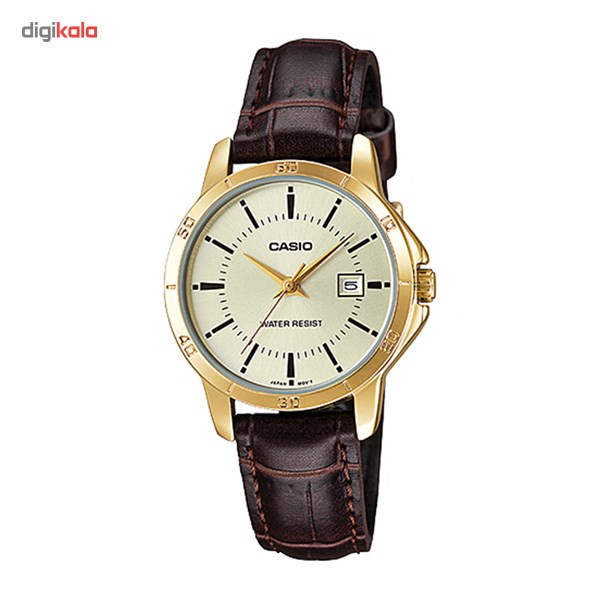 ساعت مچی عقربه‌ ای کاسیو مدل LTP-V004GL-9AUDF مناسب برای بانوان