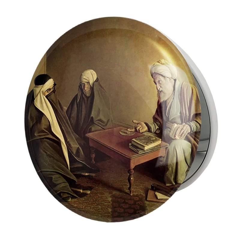 آینه جیبی خندالو طرح رمال کمال الملک مدل تاشو کد 37127