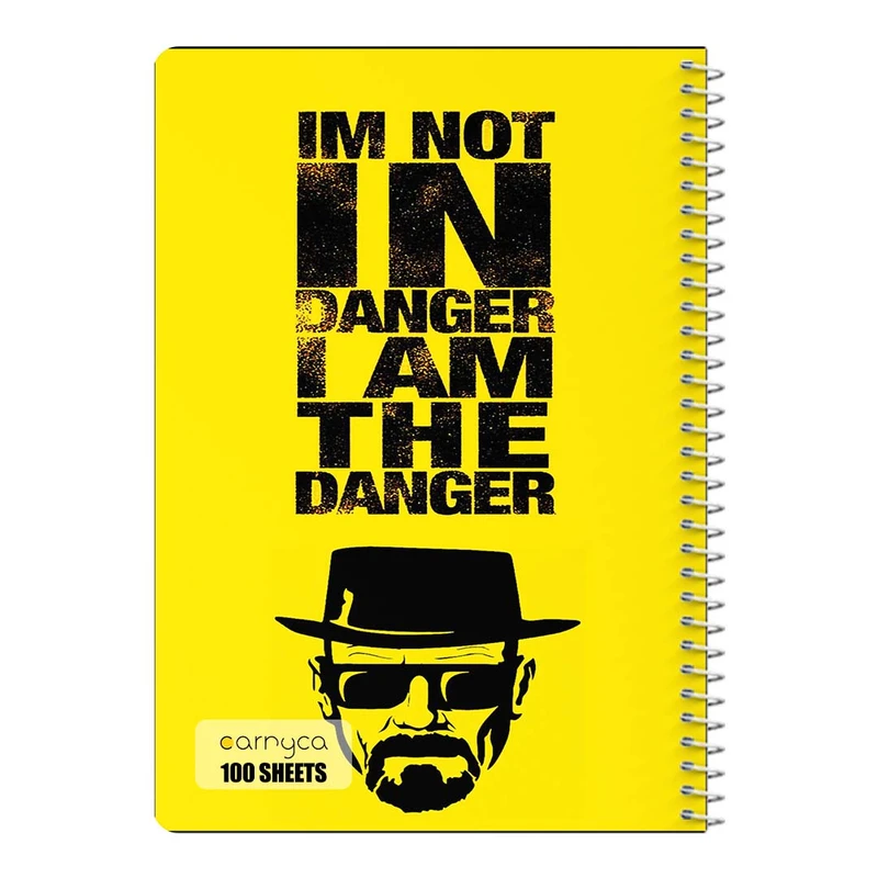 دفتر مشق 100 برگ سیمی کارنیکا طرح بریکینگ بد Breaking Bad کد 77945