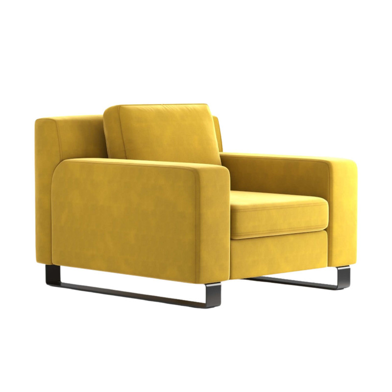 مبل راحتی یک نفره هلگر مدل Cube کد SF-109-01