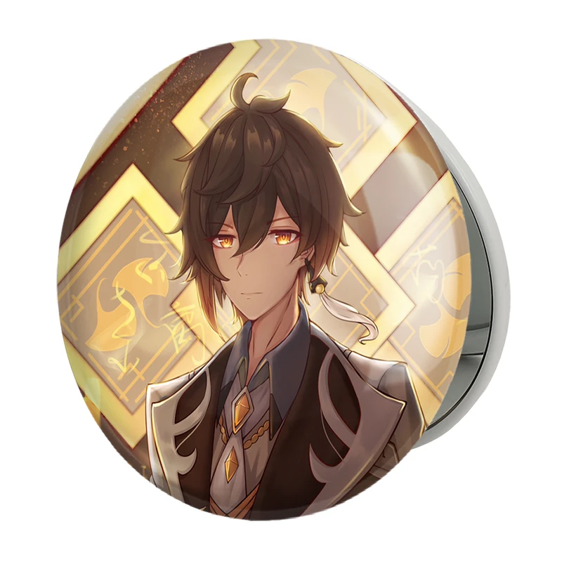 آینه جیبی خندالو طرح بازی گنشین ایمپکت Genshin Impact مدل تاشو کد 25700 