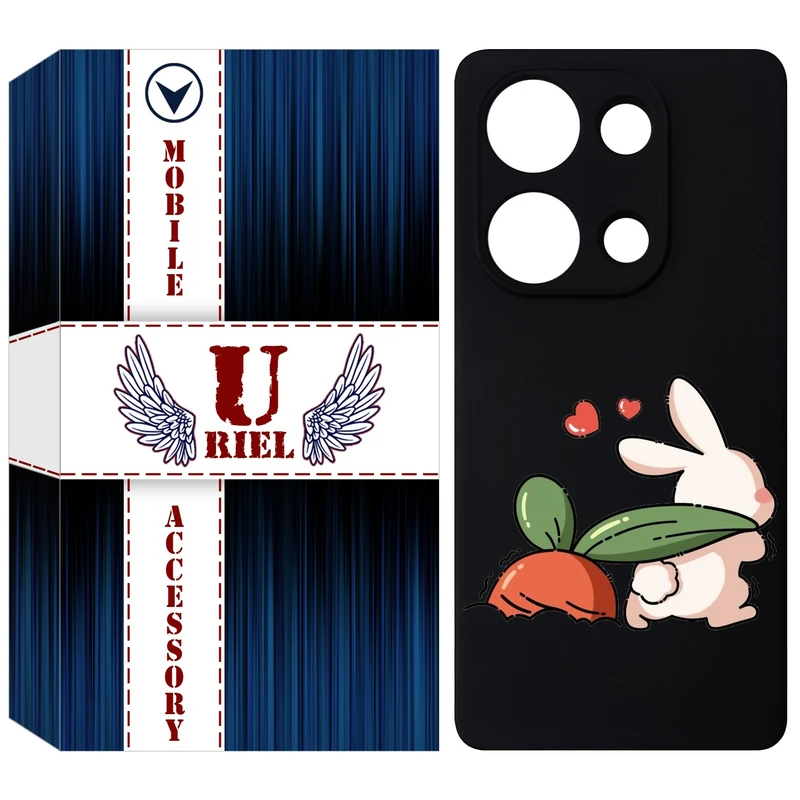 کاور یوریل مدل KSH کد 71 طرح خرگوش مناسب برای گوشی موبایل شیائومی Redmi Note 13 Pro 4G / Poco M6 Pro 4G