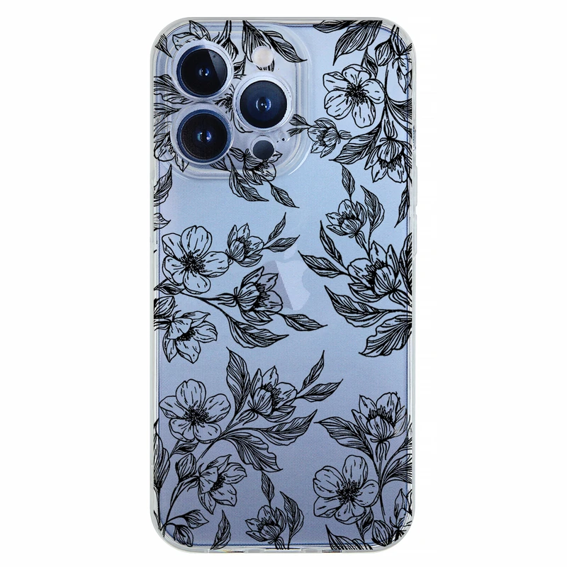 کاور مگافون طرح گل مدل C50-B مناسب برای گوشی موبایل اپل iPhone 13 Pro