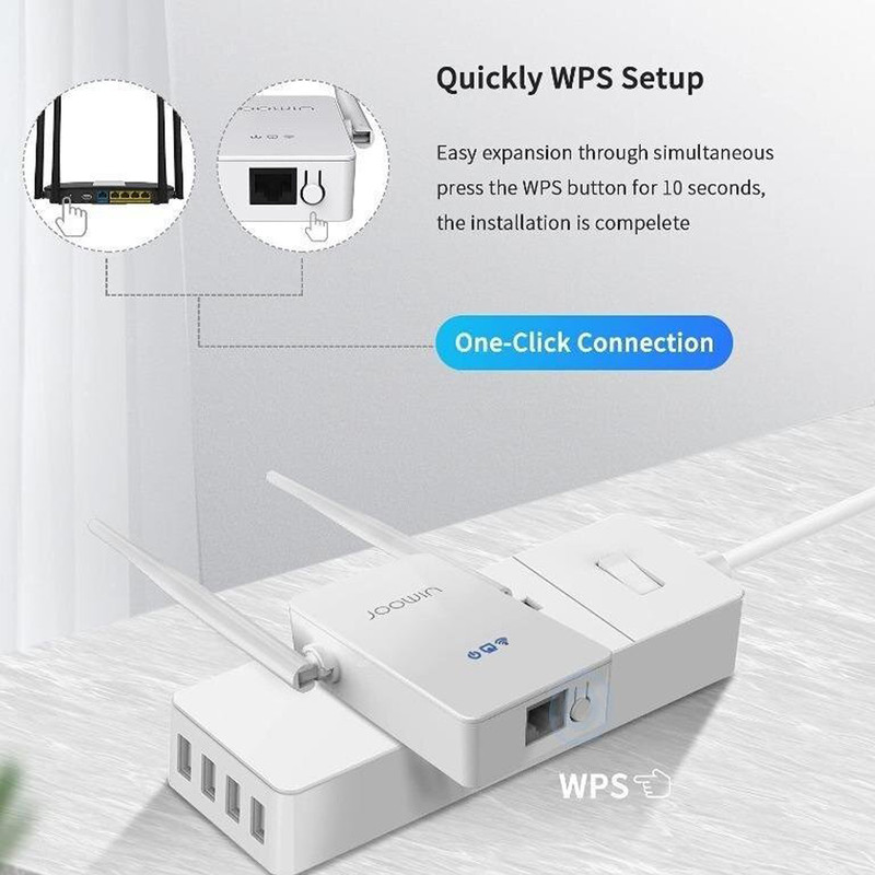 توسعه دهنده محدوده بی‌سیم جووین مدل JW-WR302S
