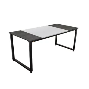 میز ناهارخوری شش نفره دیزم مدل مونتاژیLNC_asm_150×90_Tri_BAW