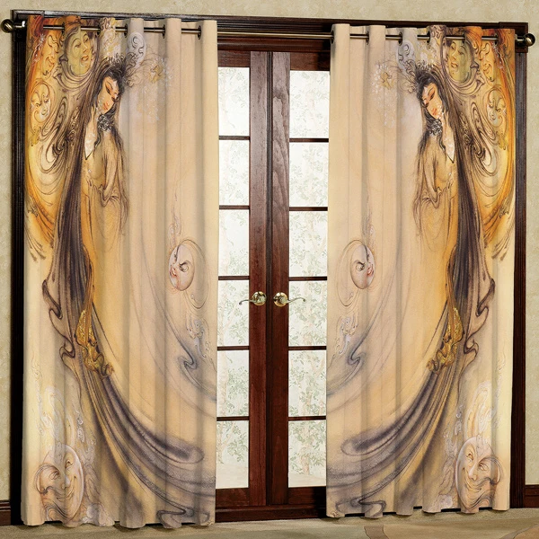 پرده کد 6107 ابعاد 280x140 سانتی متر