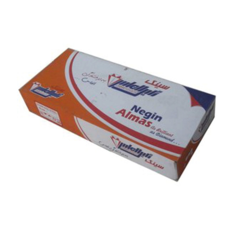 سینک ظرفشویی استیل روکار دو لگنه نگین الماس مدل SA27