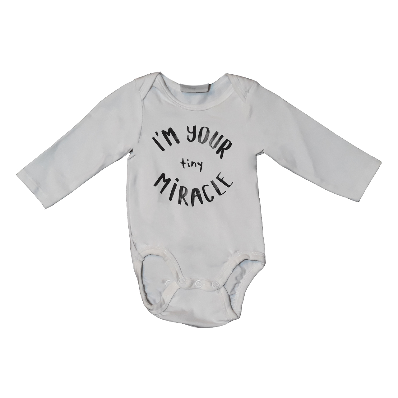 بادی استین بلند نوزادی اچ اند ام مدل ۰۰۱