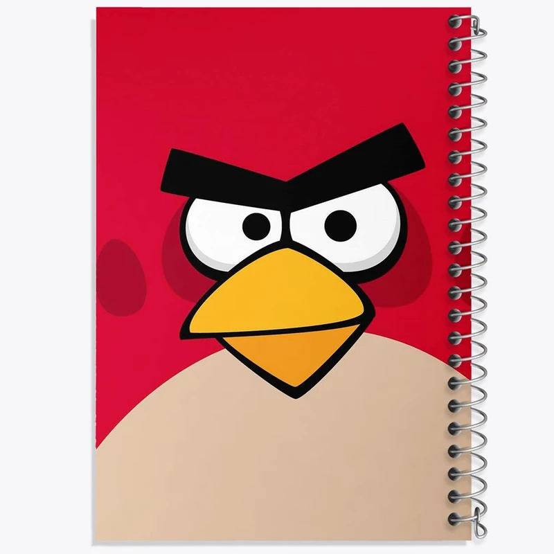 دفتر نقاشی 50 برگ خندالو مدل پرندگان خشمگین Angry Birds کد 13856