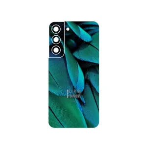 MAHOOT Green Feather Cover Sticker for Samsung Galaxy S22 5G