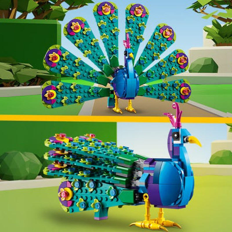 لگو مدل کریتور سری Exotic Peacock کد 31157
