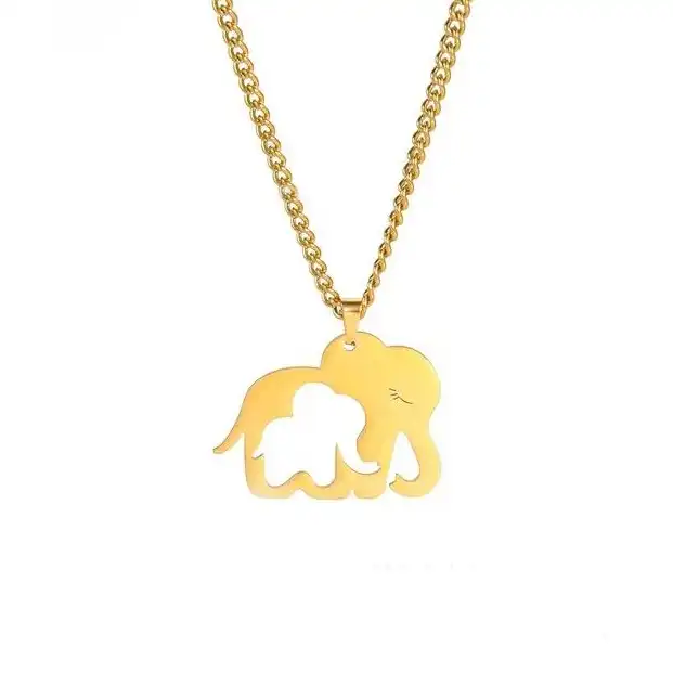 گردنبند طلا 18 عیار زنانه آرا مدل فیل