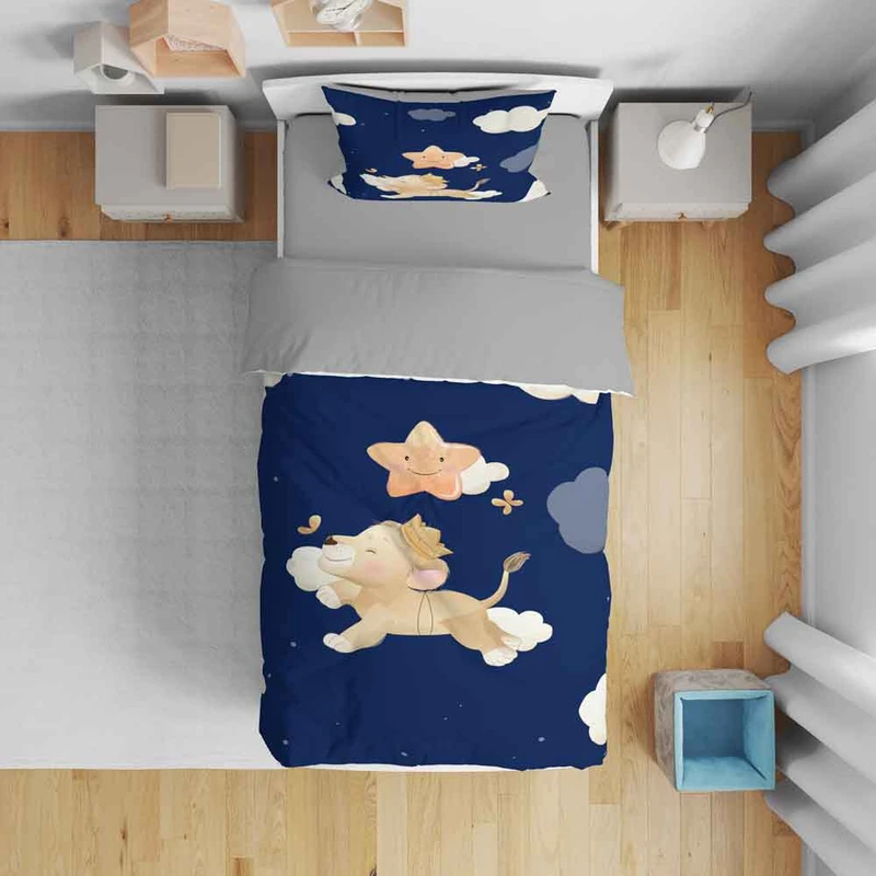 سرویس روتختی نوپه هوم مدل شیر T5952 تک نفره 5 تکه