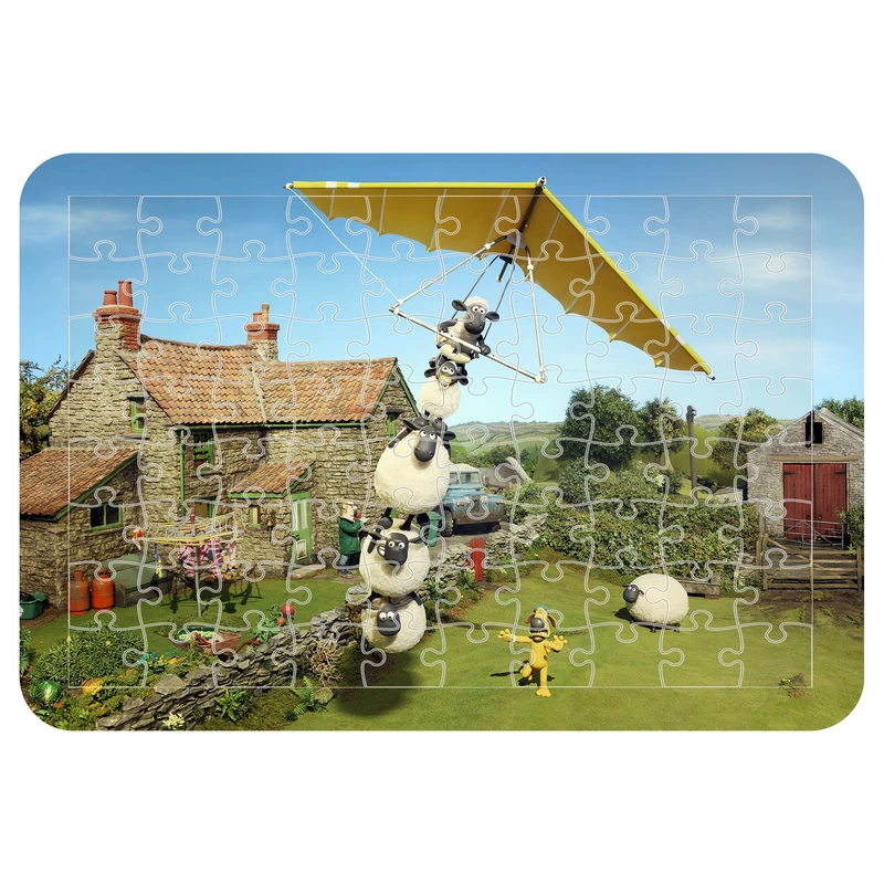 پازل 54 تکه مدل CHB1349 طرح انیمیشن گوسفند زبل