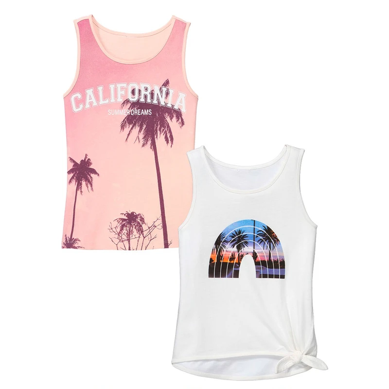 تاپ دخترانه الایو مدل CALIFOR-E04 مجموعه 2 عددی