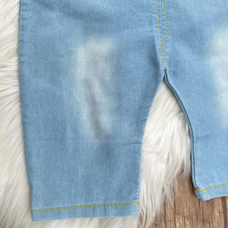 سرهمی جین بچگانه مدل ساده1