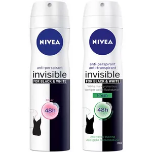 پک اسپری ضد تعریق نیوآ مدل Black And White بسته 2 عددی