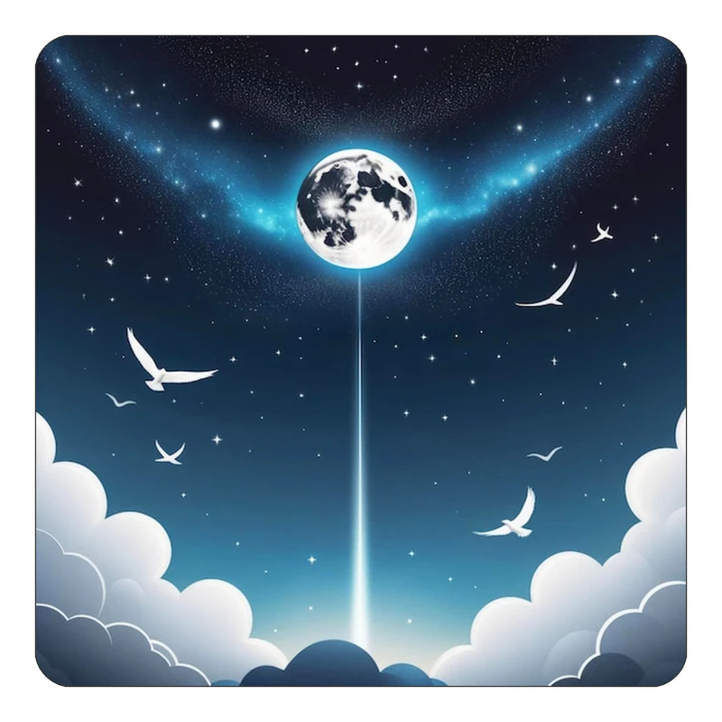 مگنت کاکتی طرح ماه و ستاره مدل mp52080