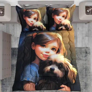 سرویس خواب مدل دختر مهربان کد g56 یک نفره 5 تکه