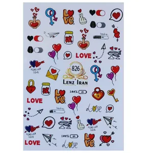 استیکر طراحی ناخن مدل fant