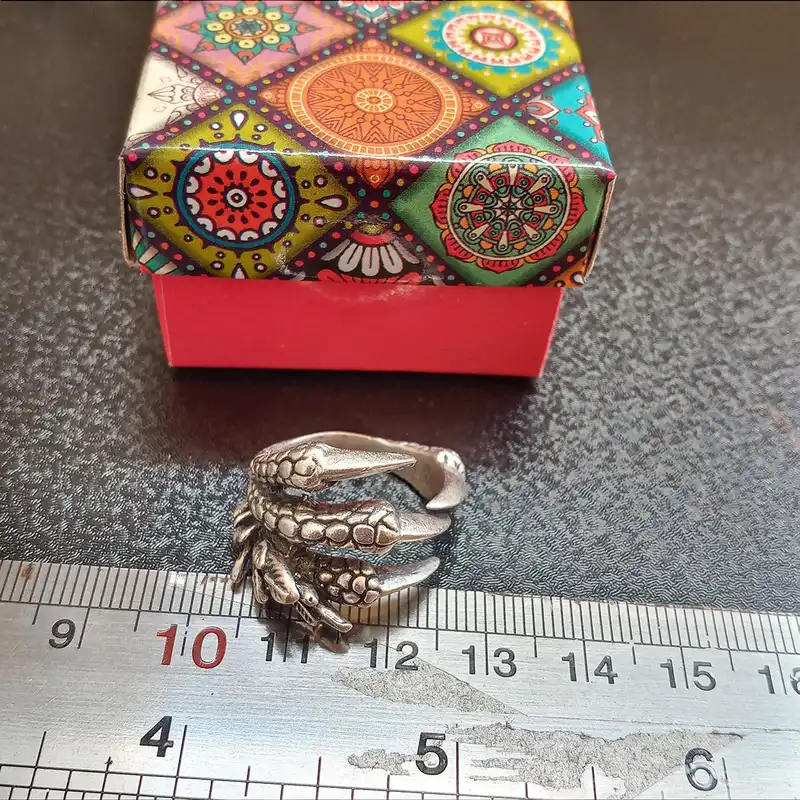 انگشتر مدل پنجه عقاب کد GEN-221