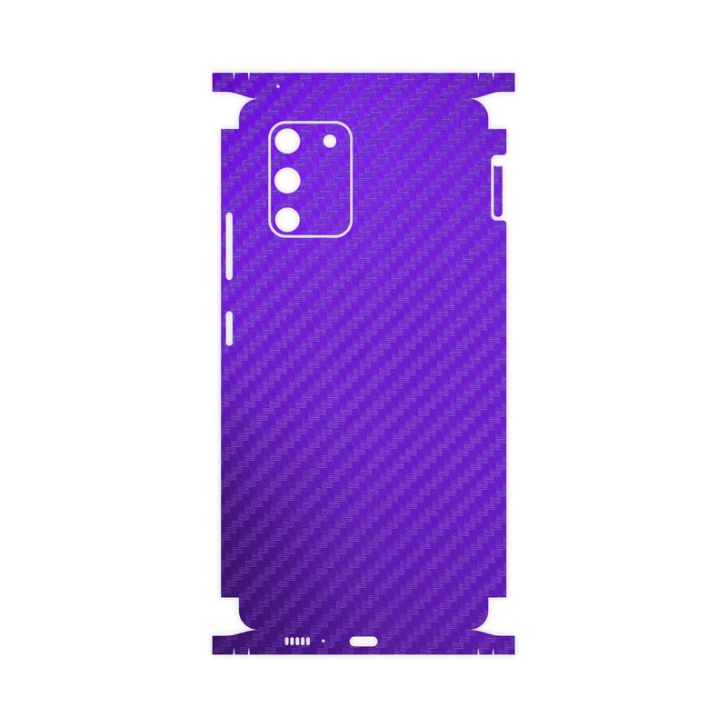 برچسب پوششی ماهوت مدل Purple-Fiber-FullSkin مناسب برای گوشی موبایل سامسونگ Galaxy S10 Lite
