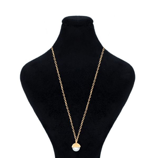 گردنبند طلا 18 عیار زنانه ماوی گالری مدل بلوط -  - 1