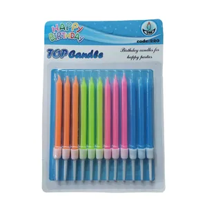 شمع مدل بلک لایت طرح پاستیلی کد 220 بسته 12 عددی