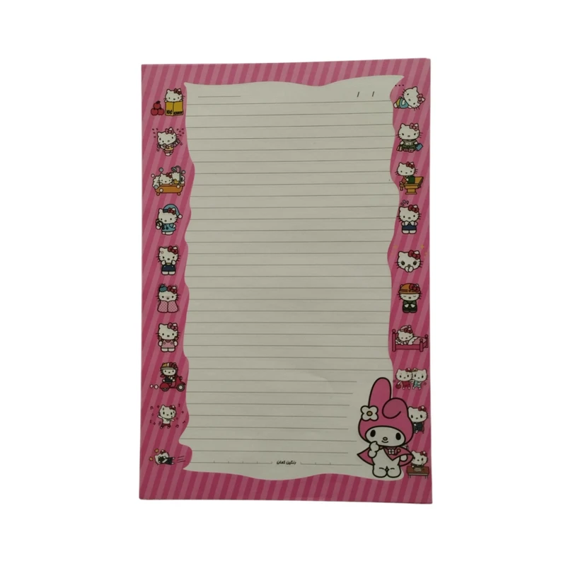 کاغذ A4 رنگین کمان مدل ملودی کیتی بسته ۲۵ عددی